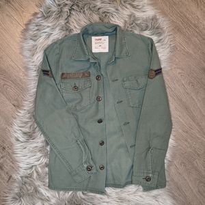 TNA Army button down